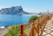 Panoramaweg Calpe Benissa am Meer